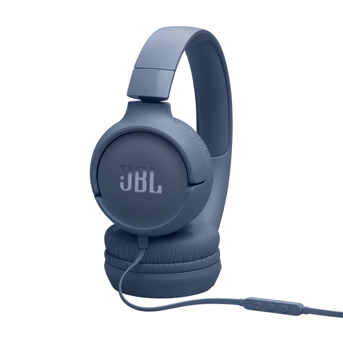 JBL Tune 520C USB-C - Blue - Hi-Res wired on-ear headphones - Detailshot 2 image number null